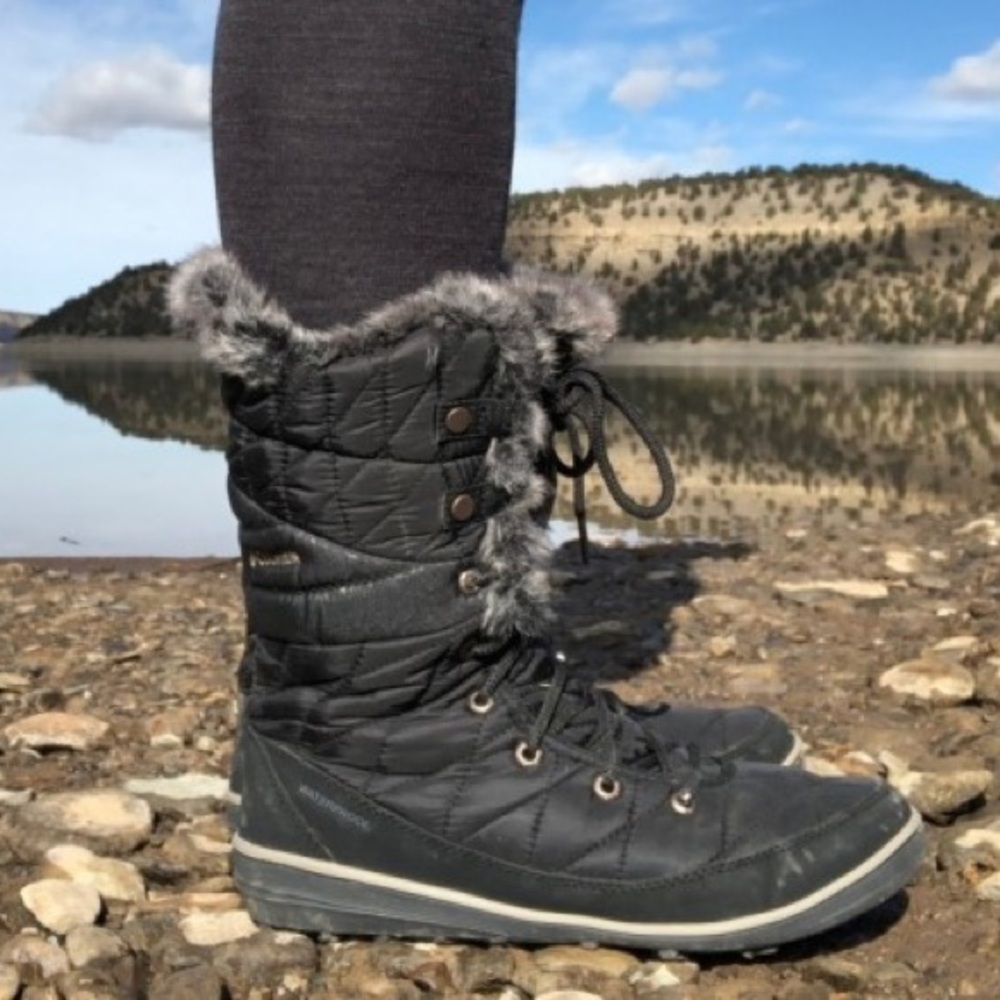 NWT Columbia waterproof heavenly Omni Heat Boots shoes SZ 8.5 - Picture 16 of 16